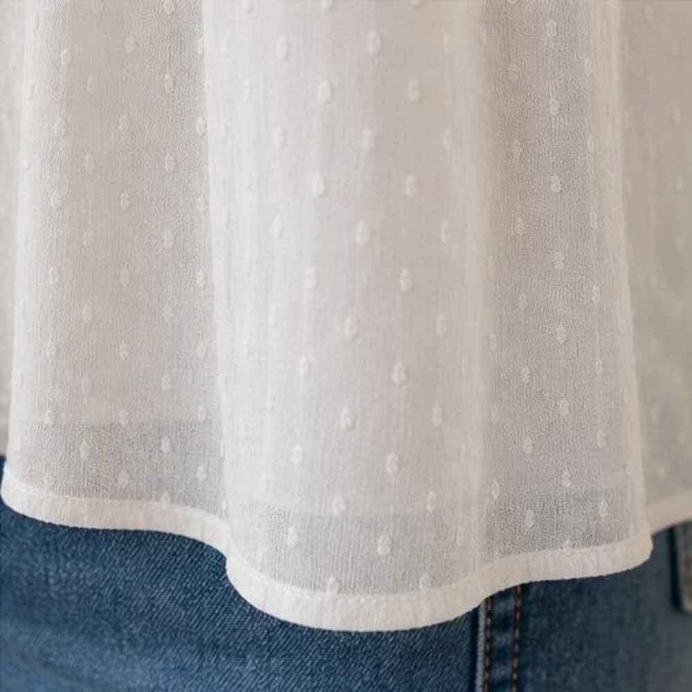 Ivory Smocked Top - Picture 6 of 6